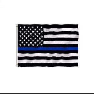 Thin Blue Line Blue Lives Matter Flag 3’ x…